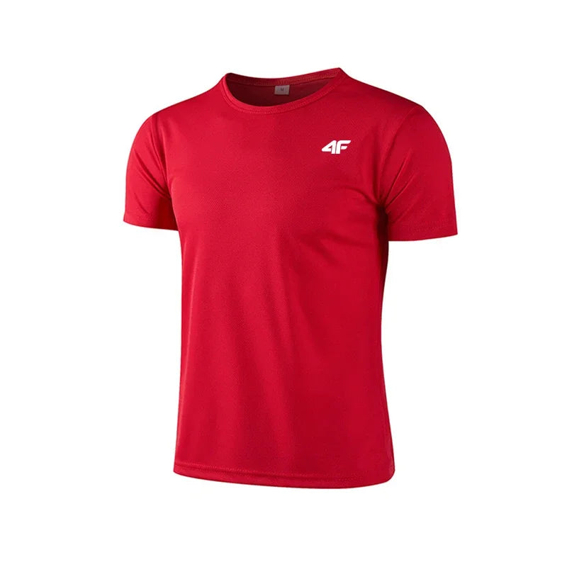 Men's Summer Exercise Trainning T-shirt High Quality