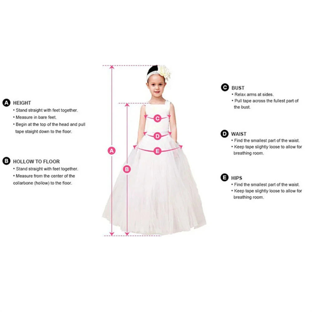 White V-neck Luxury Flower Girl Dresses For Wedding GlowCart
