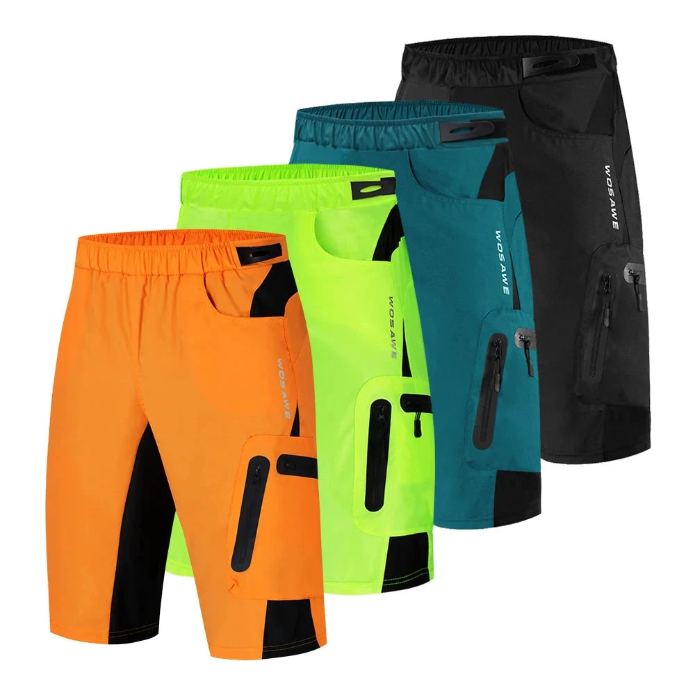 WOSAWE Summer Men's Cycling Shorts Mountain Bike Shorts Breathable Outdoor Sports MTB Riding Road Mountain Bike Short Trousers GlowCart