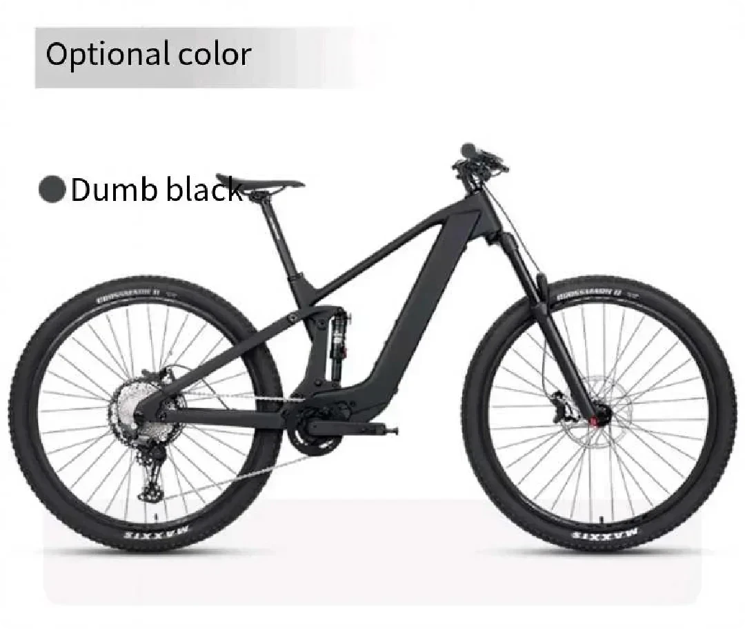 Electric assist carbon fiber mountain bike EM19 12 speed M6100 M820 ultra long range comfortable mountain bike GlowCart