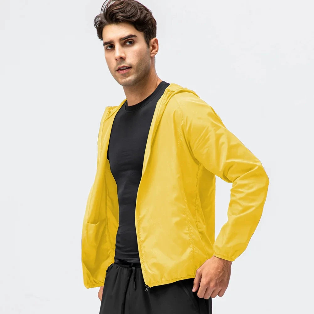 Men's Waterproof Jacket Men Women Windbreaker Women Sun GlowCart