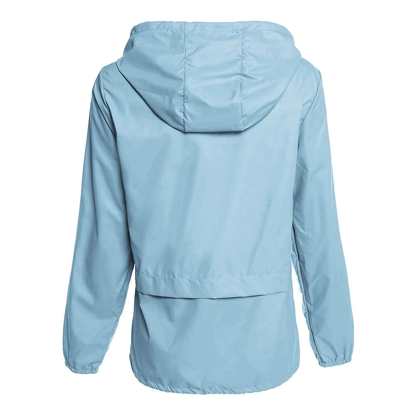 Women Lightweight Packable Raincoat Waterproof Hooded GlowCart