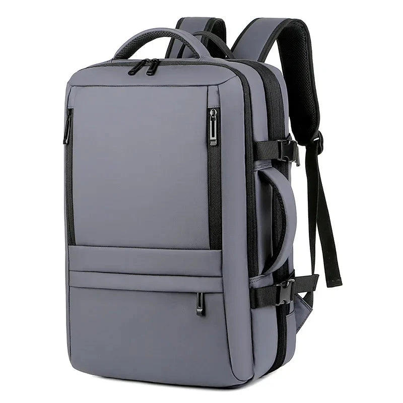 Mens Large Capacity Backpack Expandable Male 17inch Laptop GlowCart