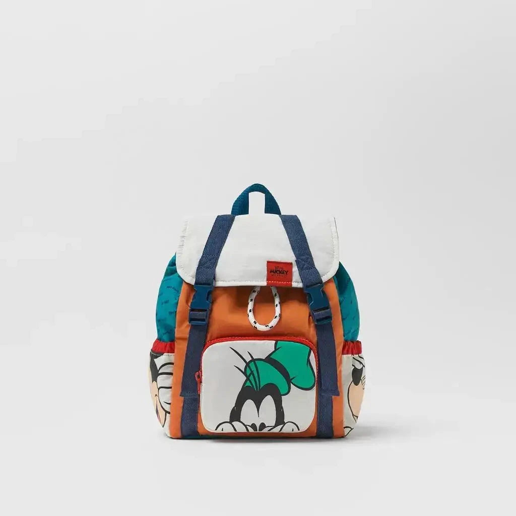 Brand Child Schoolbags Lovely Cartoon Two-shoulder Bags Baby Boys Simple All-match Backpacks Mickey Mouse Bags For 4-6Year Kids GlowCart