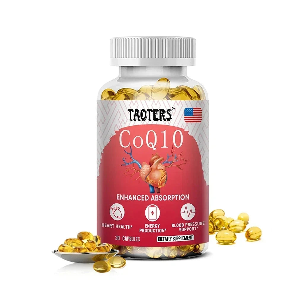 COQ10 Capsules 400mg Coenzyme Q10 Provides Energy To Support GlowCart