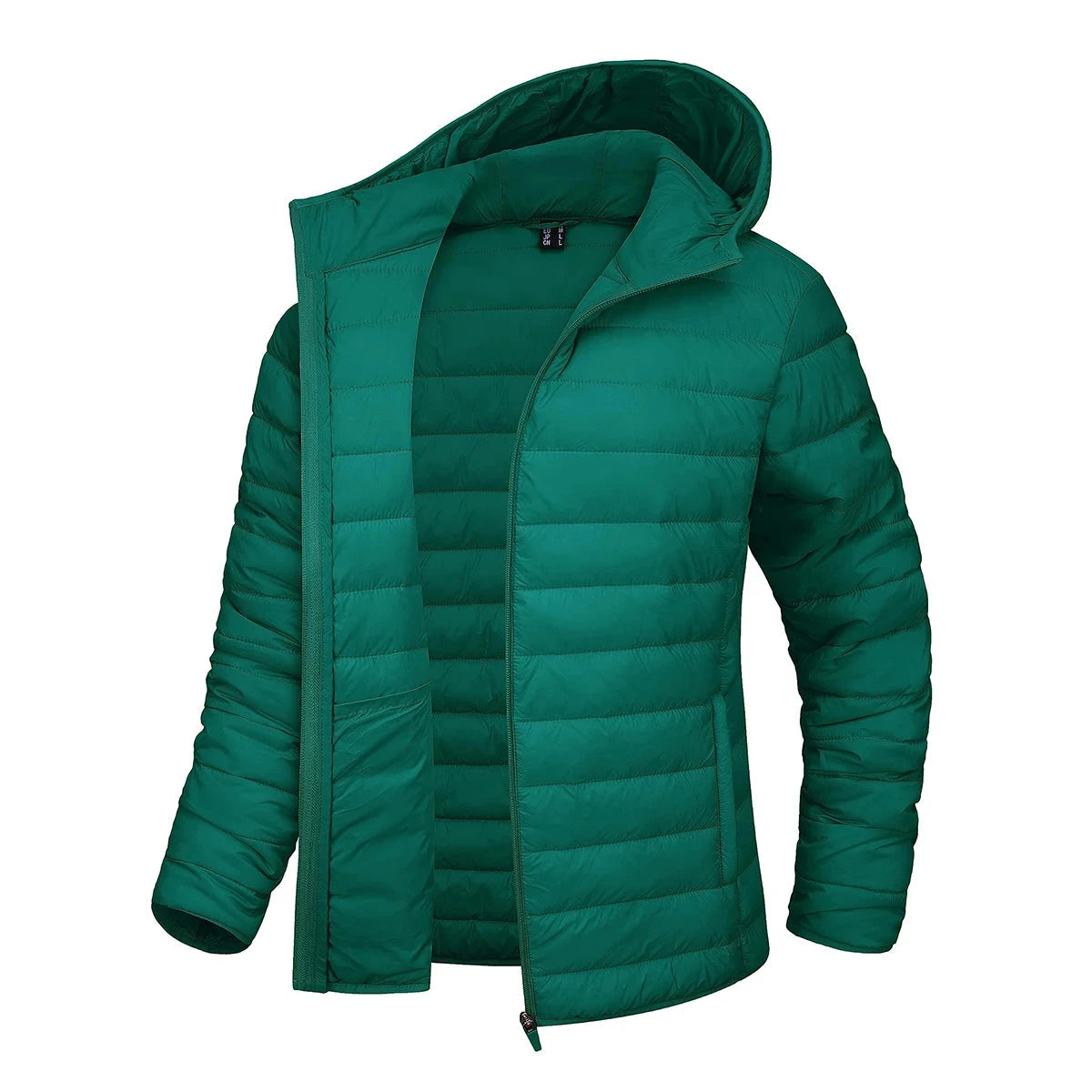 MAGCOMSEN Women‘s Lightweight Hooded Puffer Jacket Full Zip GlowCart