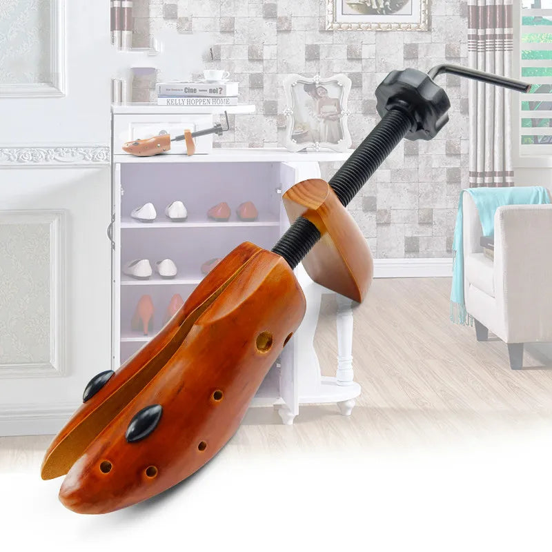 Wood Shoe Expander Crease Protector Stretching Extensible Shoemaker Widening Footwear Lasts For Footwear Man Women Shoe Shaper GlowCart