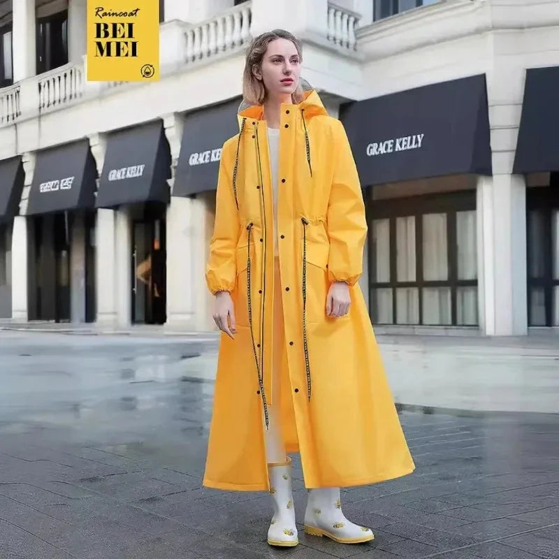 Adult Raincoat Women's Men's and Women's Single Long Full GlowCart