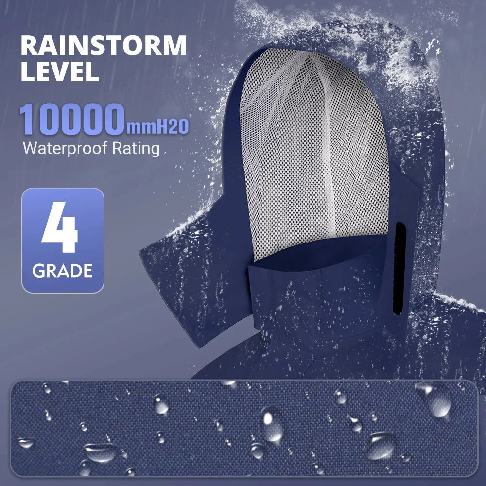 Motorcycle Raincoat Waterproof 100% Motorcycle Rider GlowCart