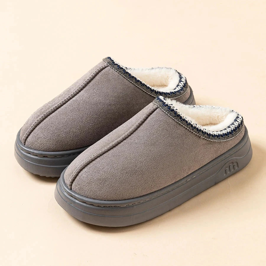 Winter Men's Slippers Indoor Bedroom Breathable Warm Snow GlowCart