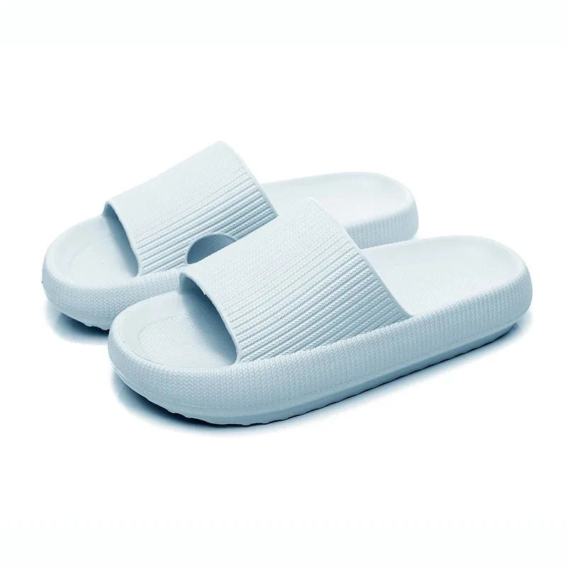 Women Thick Platform Cloud Slippers Indoor Home Eva Soft GlowCart