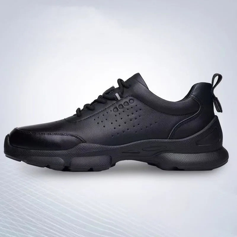 2025 Casual Men's Shoes Comfortable Breathable Walking Shoes Soft Soles Soft Surfaces Official Solid Color Men's Shoes GlowCart