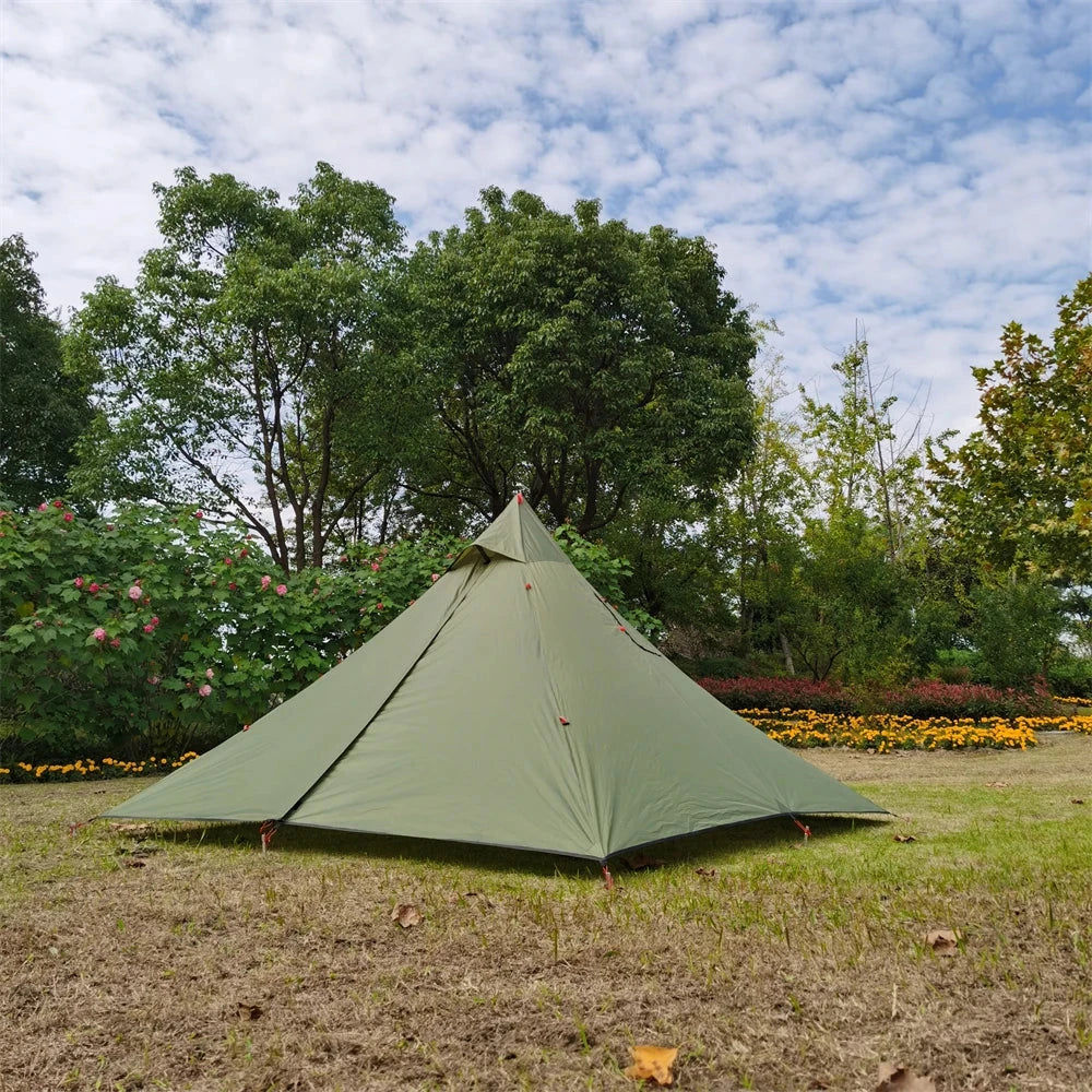 Tipi Rainfly Hot Tent, Lightweight, Hunting, Family Team, GlowCart