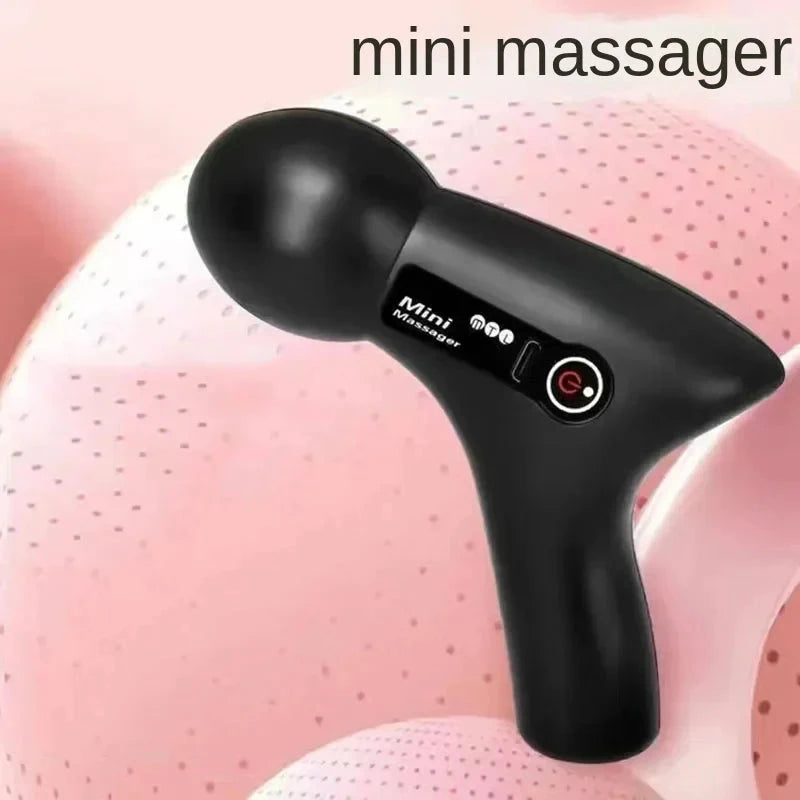 Mini Massage Massage LCD Screen 6 Heads Gun Muscle Massager GlowCart