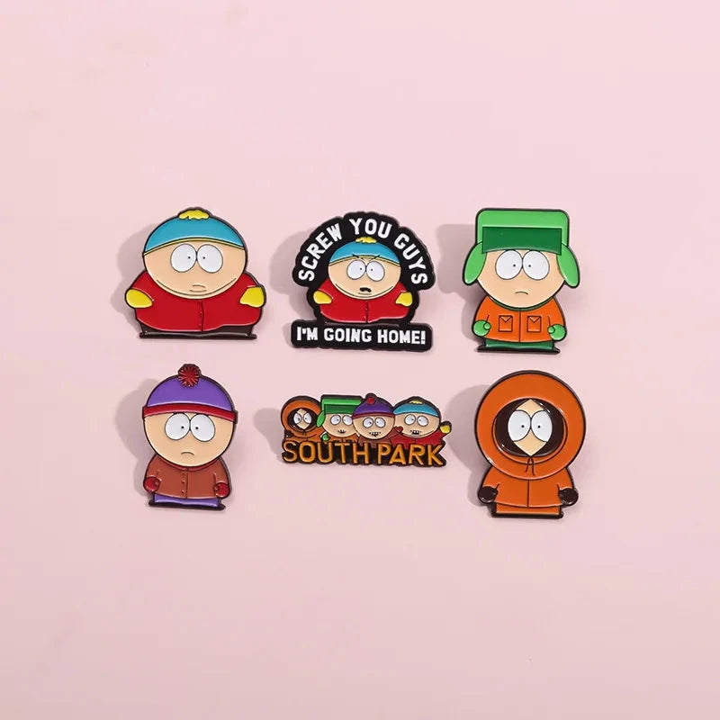 Coming Home Enamel Pin Cute South Park Badge Decorative GlowCart