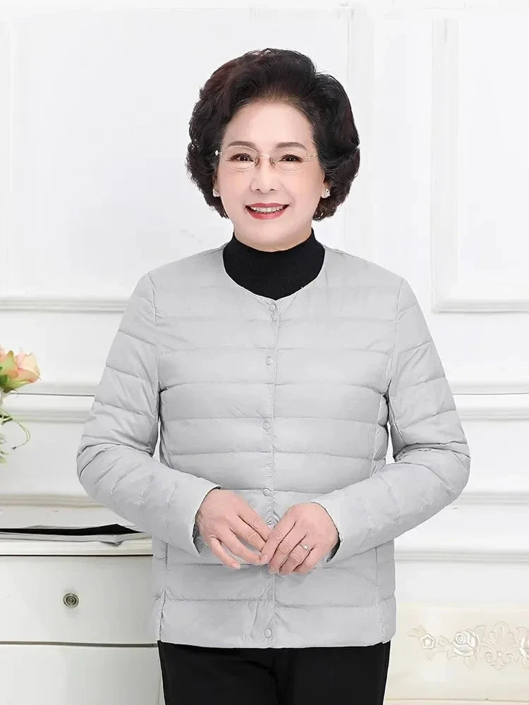 Woman Ultra Light Down Jacket Portable Parka Matte Fabric GlowCart