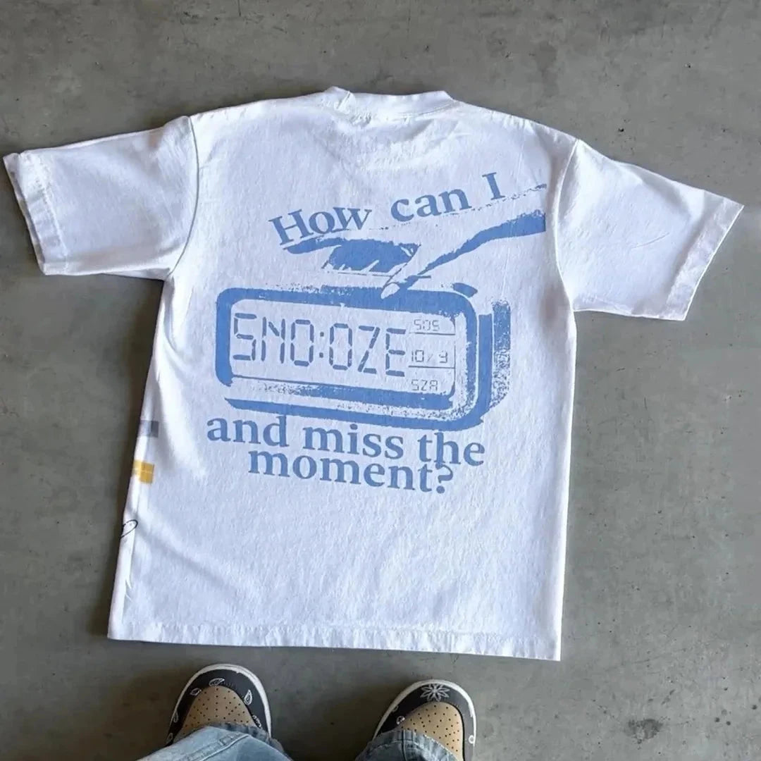 2000s Vintage Casual Girl Print Y2k Women's Short Sleeve GlowCart