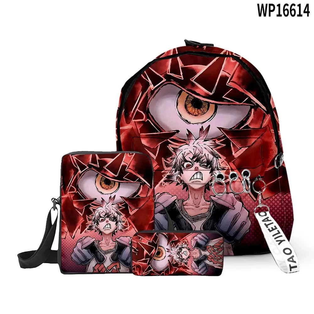 Cartoon Popular Gachiakuta 3D Print 3pcs/Set pupil School GlowCart