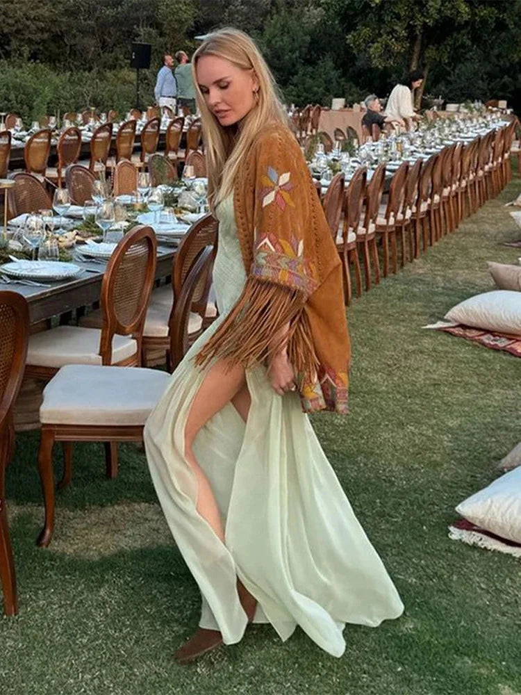 Pleated Perspective Halter Dress V-Neck Hanging Neck Sexy GlowCart