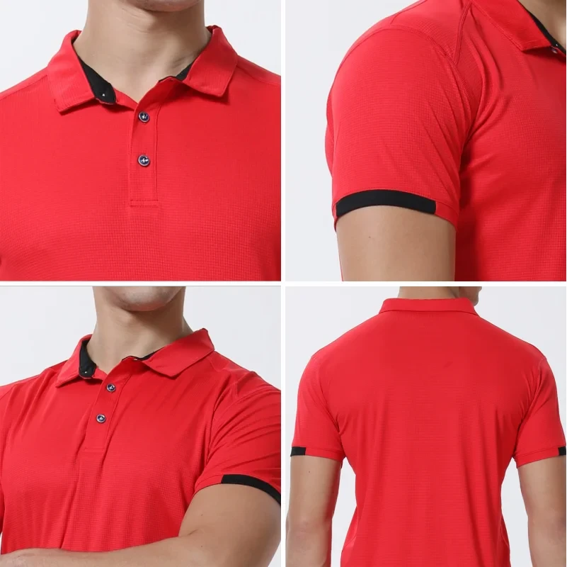 Casual Sports Quick-drying Lapel Short-sleeved POLO Shirt GlowCart