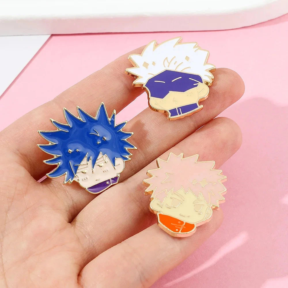 Anti-exposure Brooch Cute Cartoon Commemorative Metal Badge GlowCart