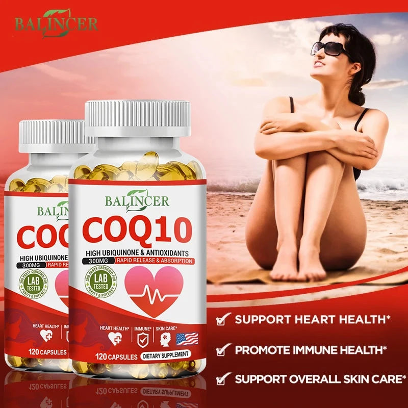Coenzyme Q-10 - Natural Antioxidant for Cardiovascular GlowCart