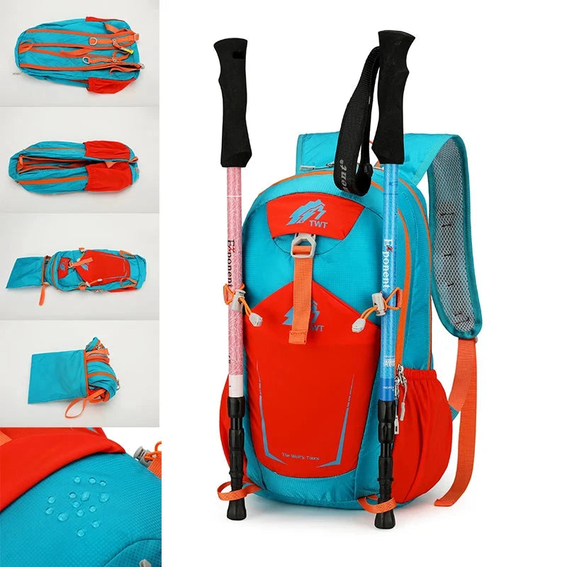 Men Backpack Nylon Waterproof Men Casual Outdoor Travel GlowCart