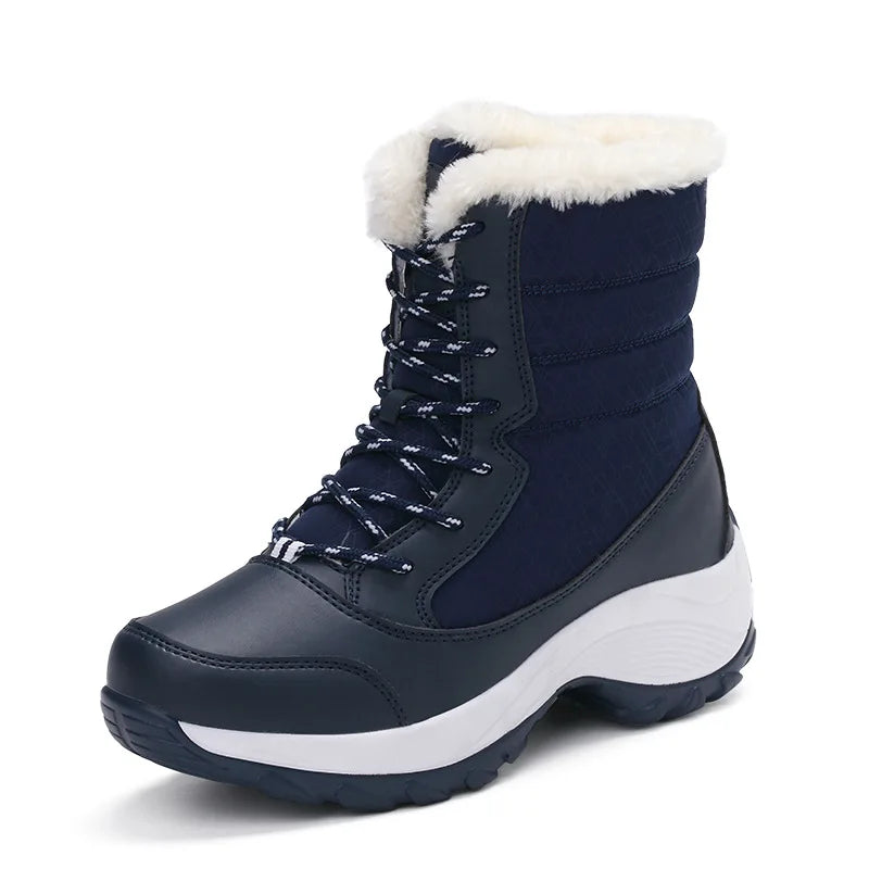 Snow Boots Women Platform Boots Non-slip Women Winter Shoes GlowCart