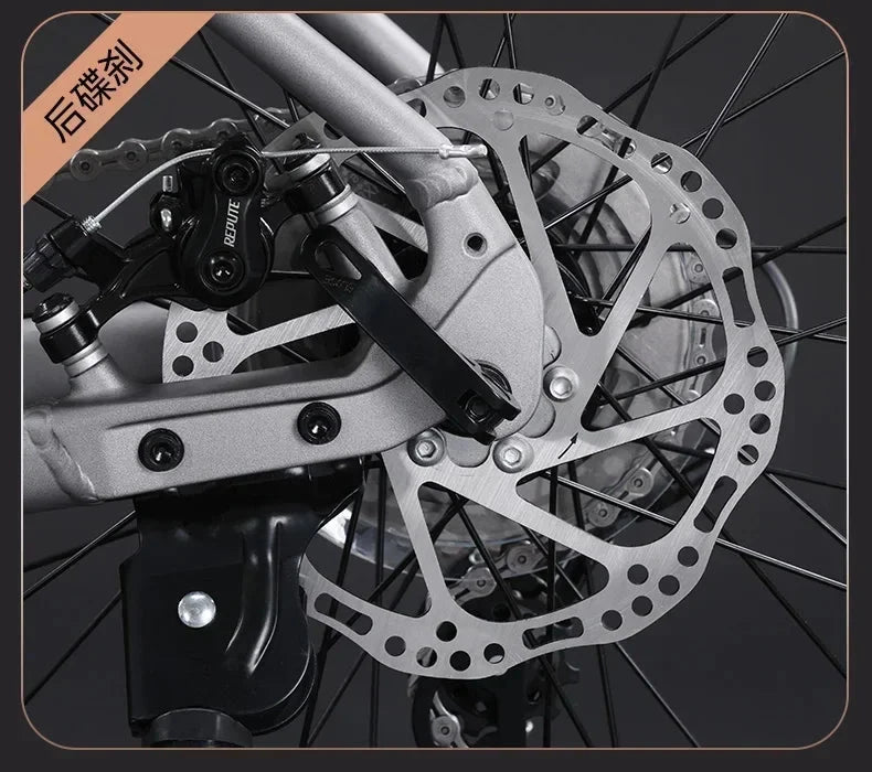 2024 new ultra-light and ultra-fast road bicycle aluminum alloy curved handlebar for men and women adult riding dual disc brake GlowCart