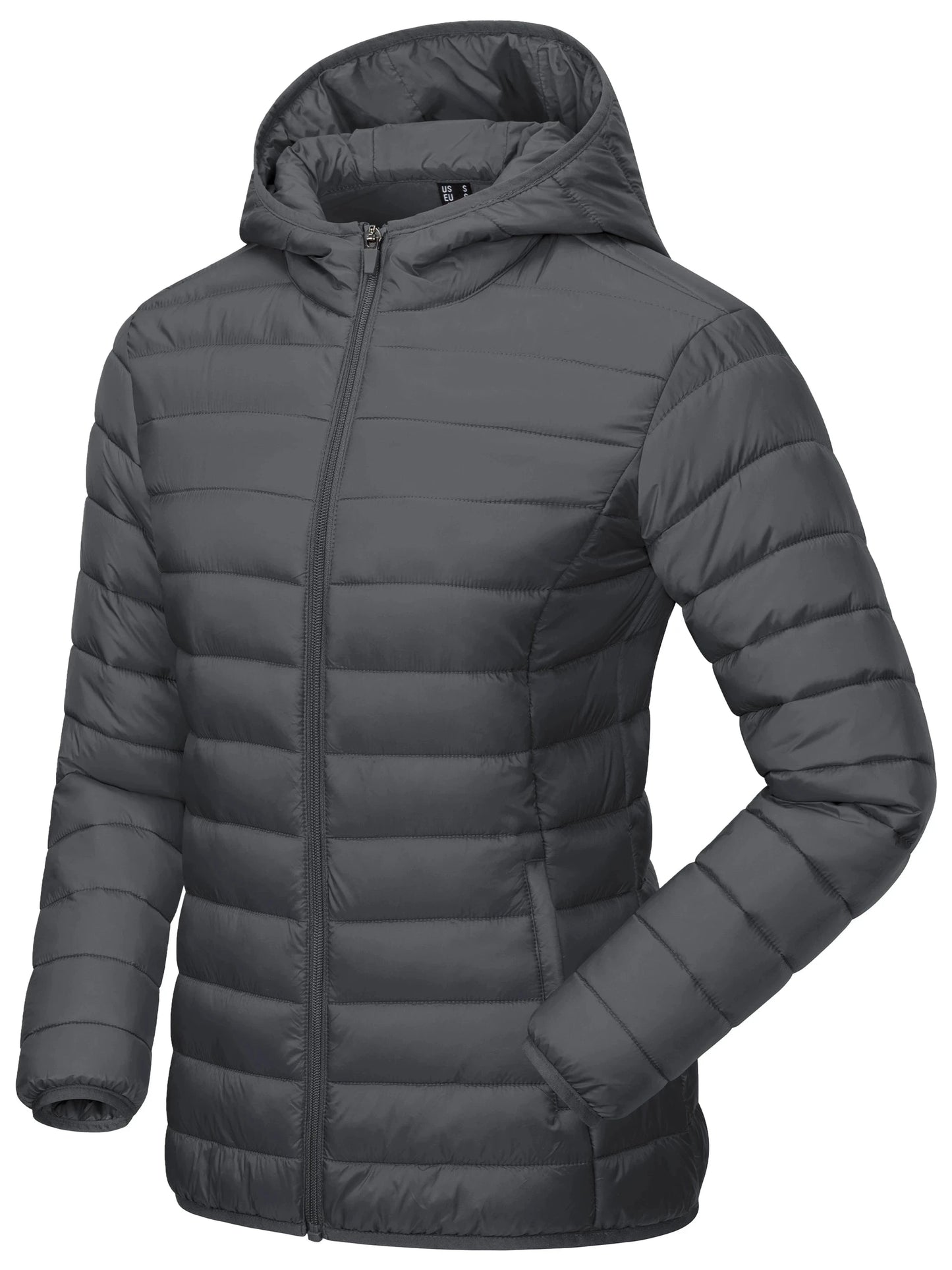 TACVASEN Winter Hooded Puffer Jacket Womens Quilted Warm GlowCart