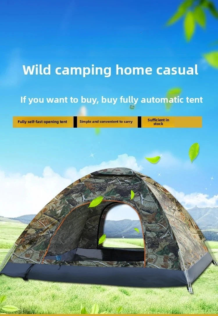 Convenient camping outdoor tent outdoor 2-4 person automatic GlowCart