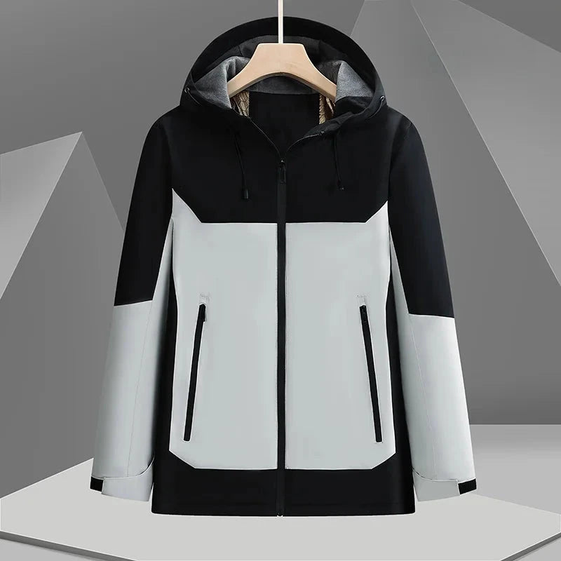 Premium Super Soft Fleece-lined Hooded Anorak Men Outdoor GlowCart