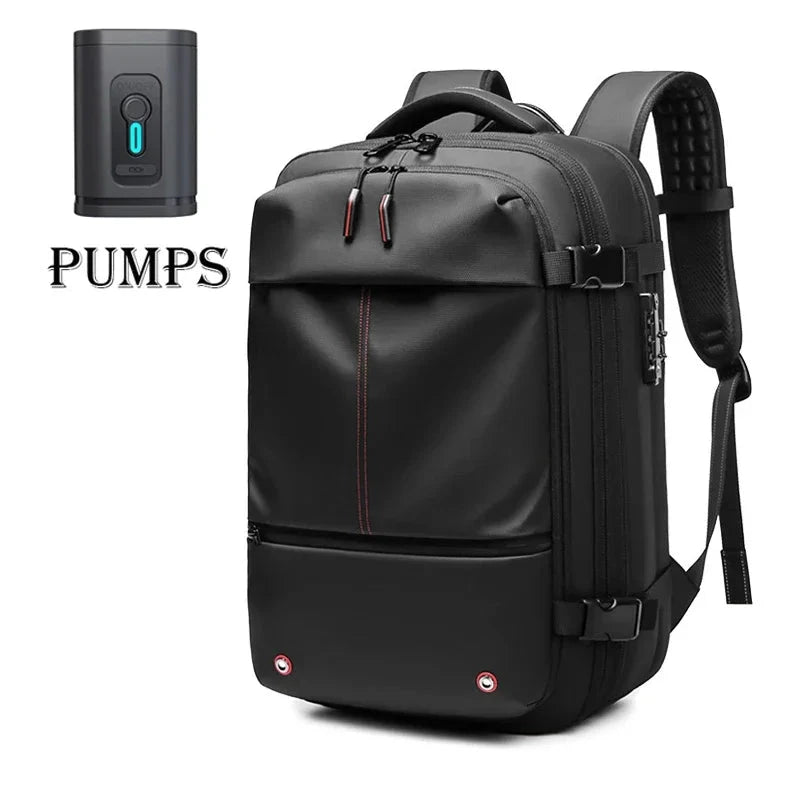 Men Travel Backpack vacuum compression Laptop Backpack 17 GlowCart