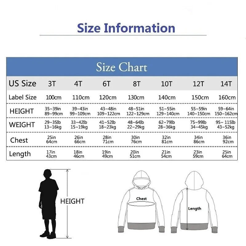 Boy Girl New York U.S.A City Hoodies Fashion Letter Printed Graphic Hooded Sweatshirts Kids Loose Pullover Sportwear ZMNY3 GlowCart