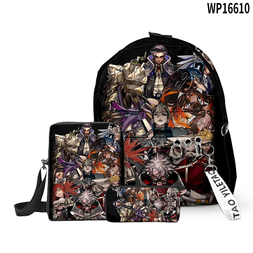 Cartoon Popular Gachiakuta 3D Print 3pcs/Set pupil School GlowCart