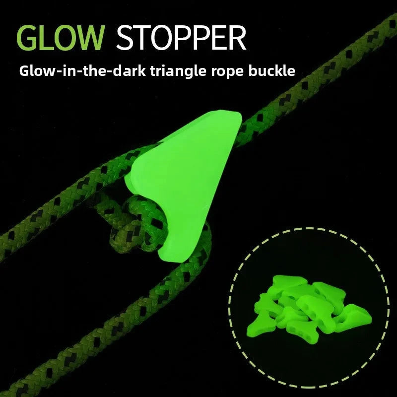 Outdoor Luminous Rope Buckle European Hot Sale Tent Rope GlowCart