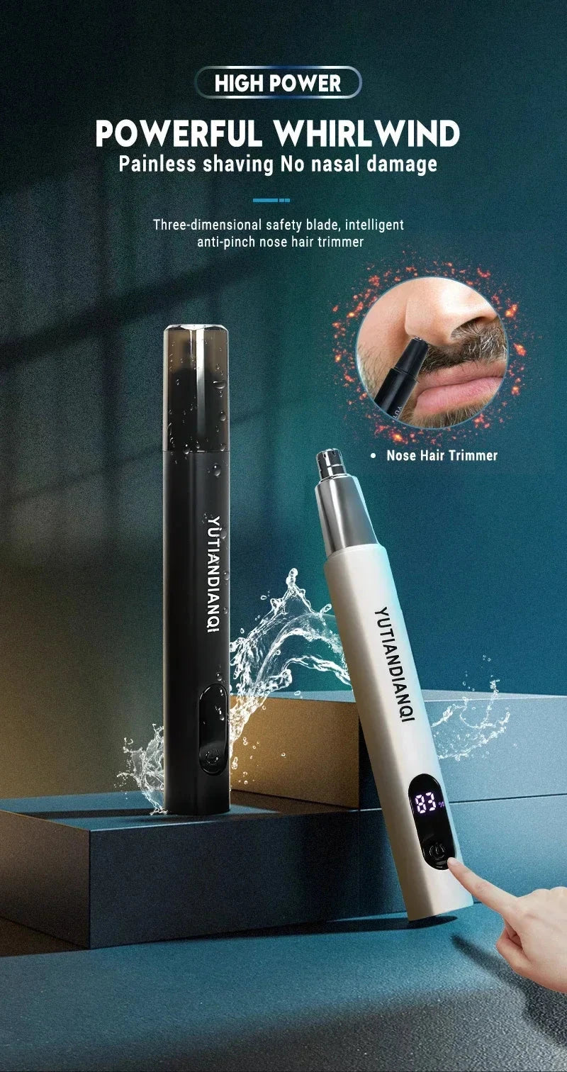 2 In 1 Electric Portable Ear And Nose Hair Trimmer Clipper GlowCart