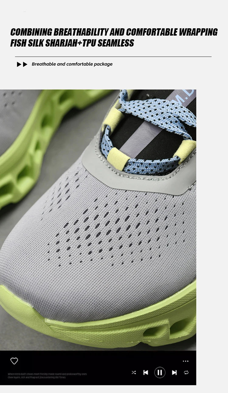 Men's Cushioning Running Shoes Lightweight Athletic Casual