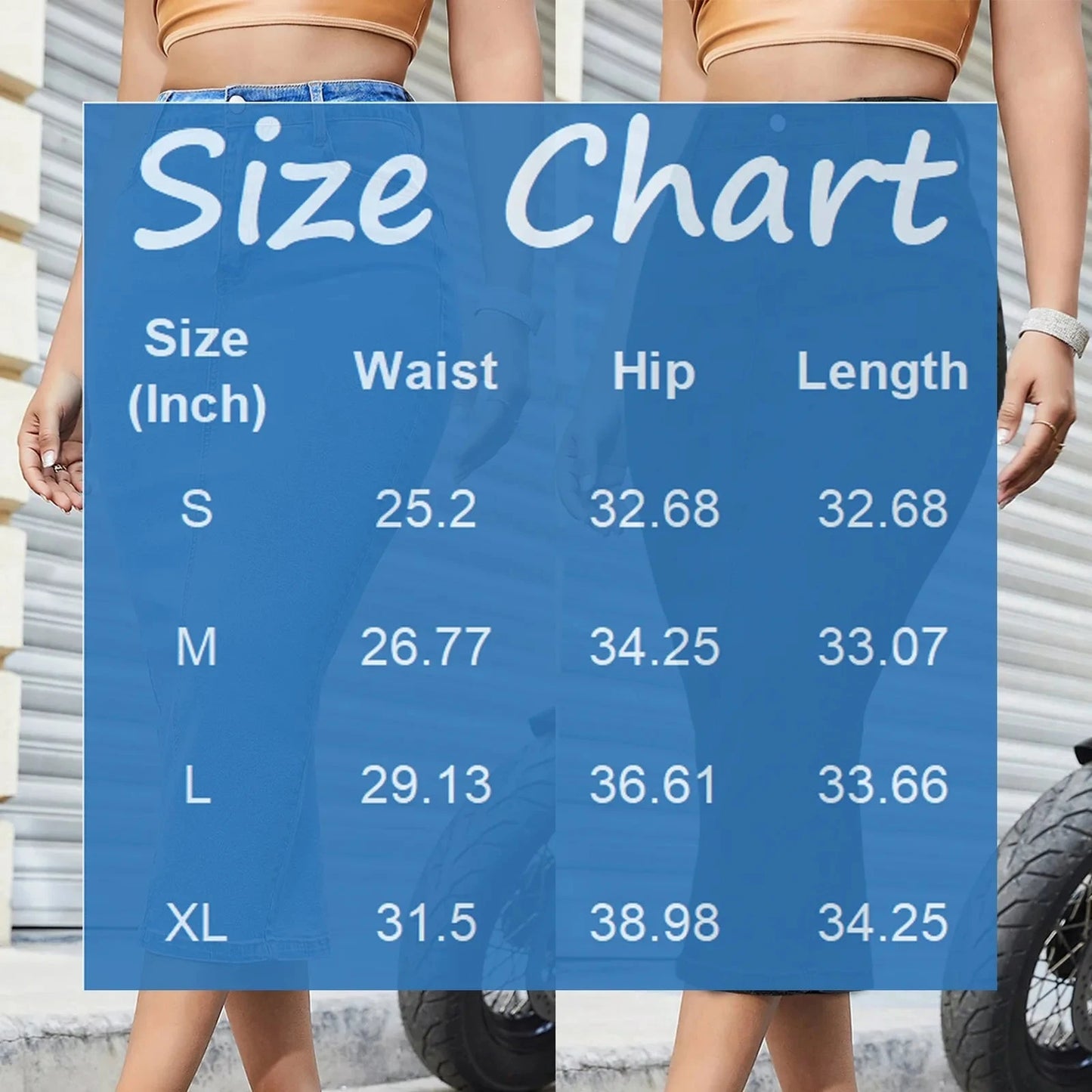Women's High Waist Denim Hip Hugging Slim Fit Back Slit Skirt With Pockets Elegant Long Denim Skirts Summer Fashion Long Skirt GlowCart