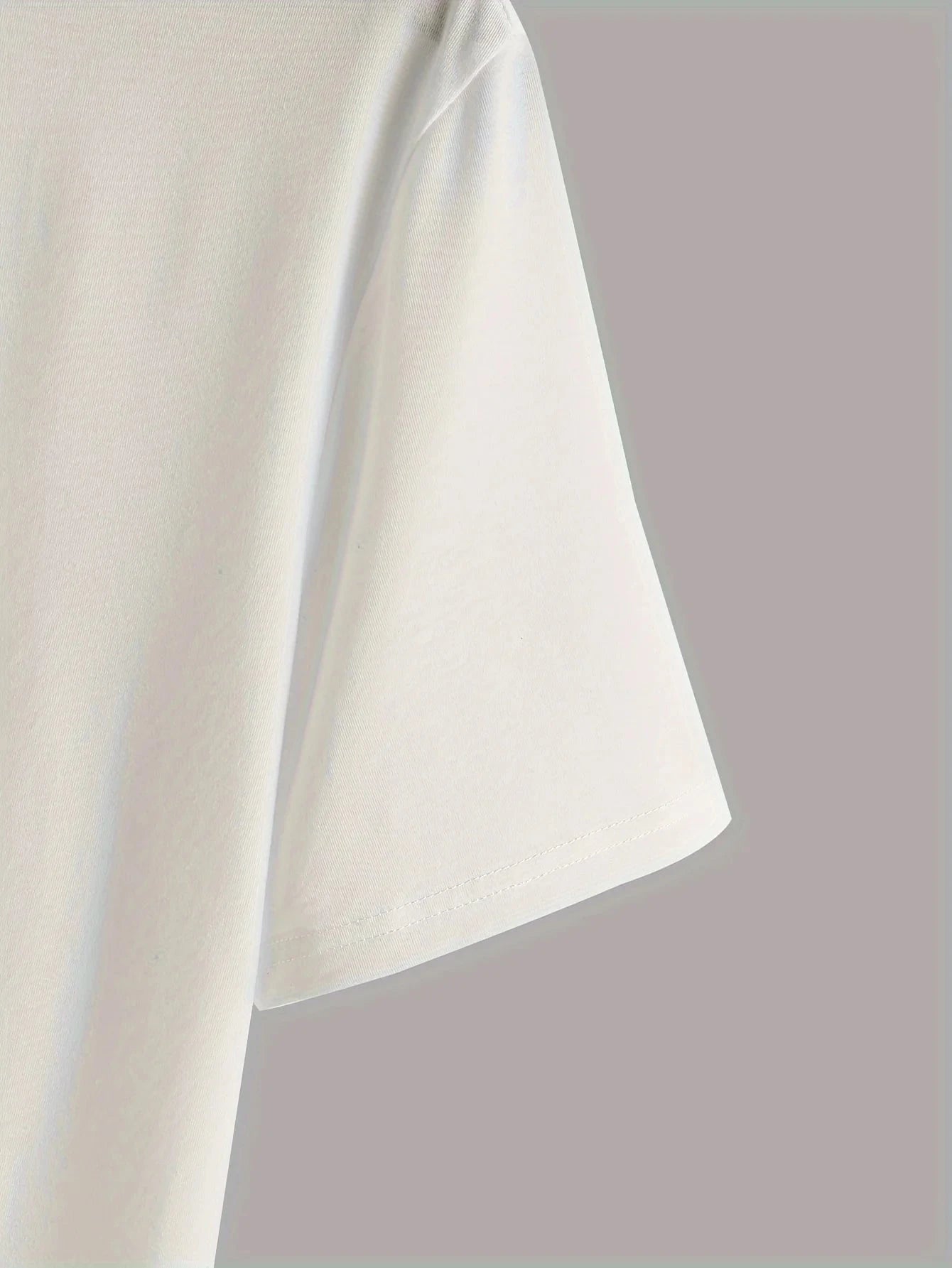 Men's 100% cotton summer loose PARIS Creative Letter print GlowCart