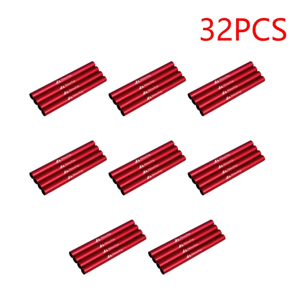 8-40PCS Tent Tube Aluminum Alloy Tent Emergency Tube GlowCart