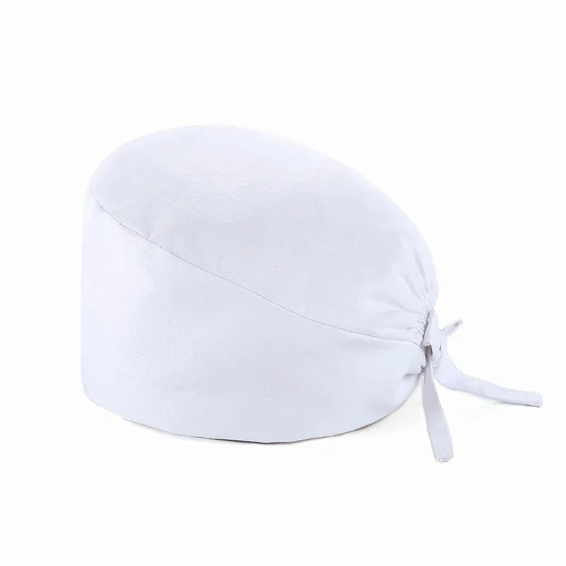 Unisex Women Scrub Nurse Caps Solid Color Adjustable GlowCart