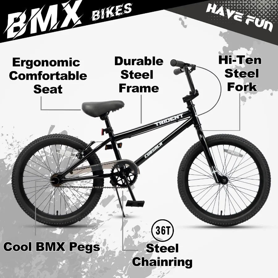 20 24 26 Inch BMX Race Bike for Beginner to Advanced Riders Featuring 2 Pegs Durable Frame Design Multiple Color Options Ideal GlowCart