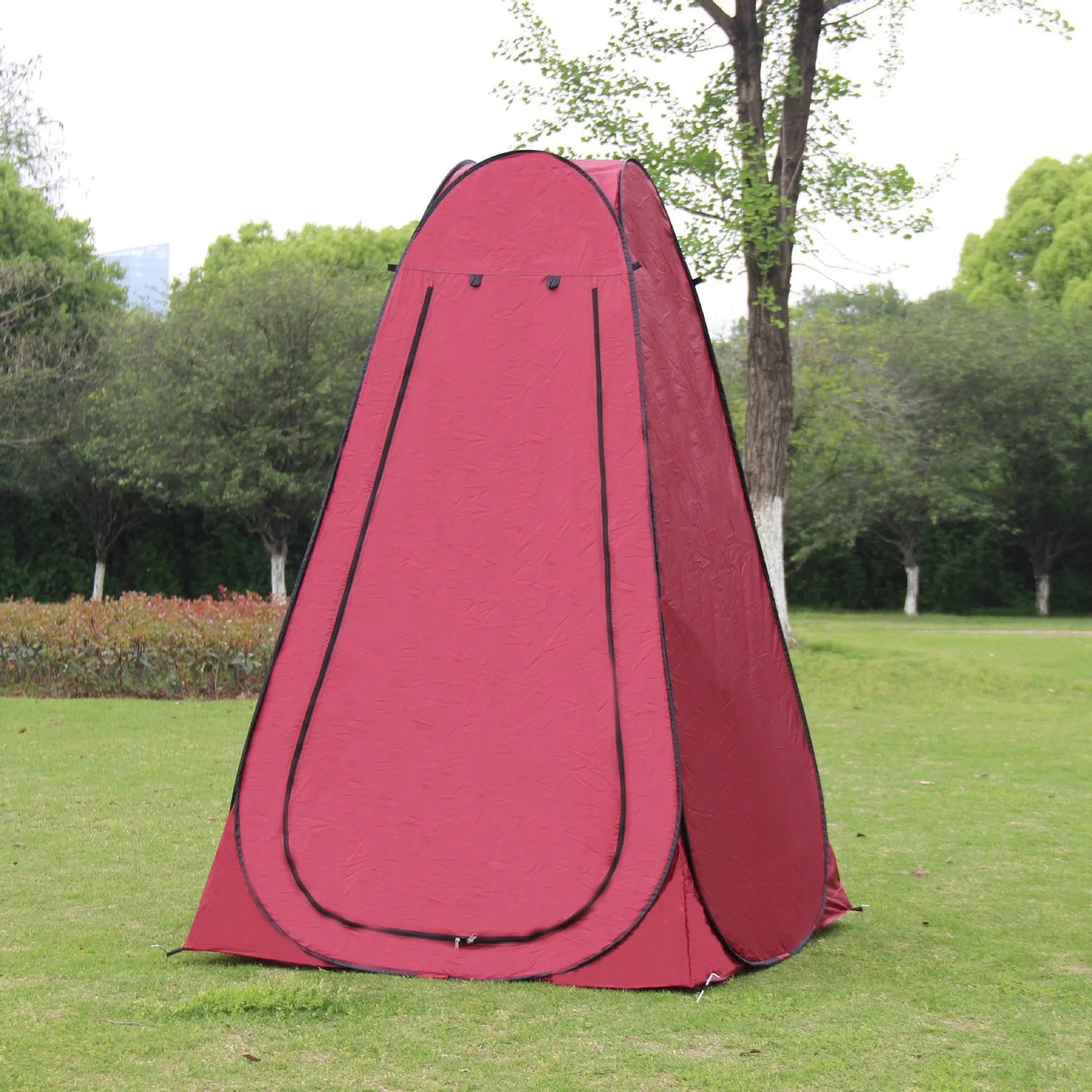 Outdoor Portable Bath Tent Temporary Mobile Toilet Tent GlowCart