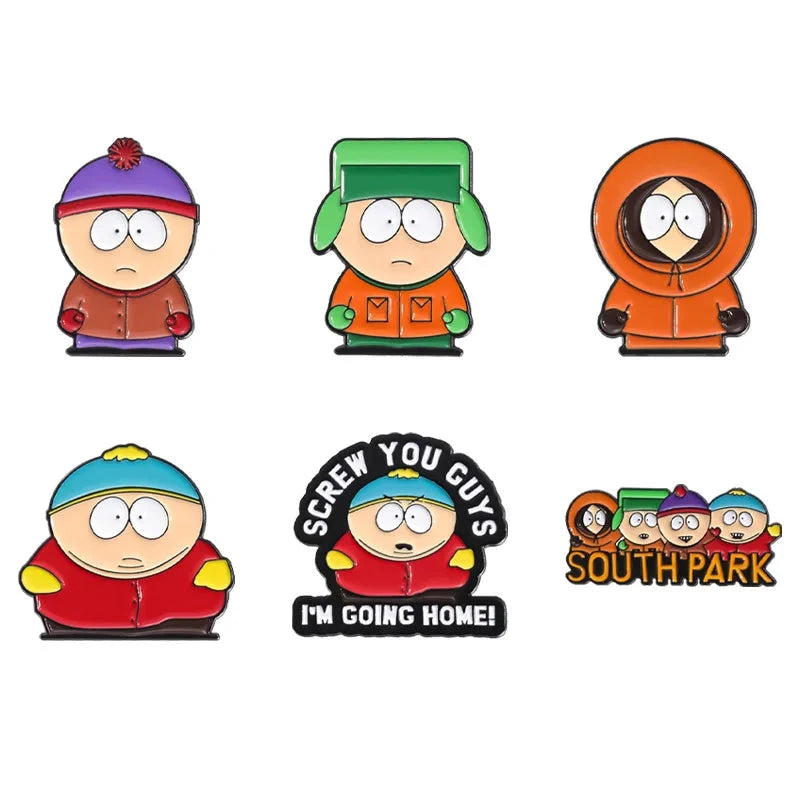 Coming Home Enamel Pin Cute South Park Badge Decorative GlowCart