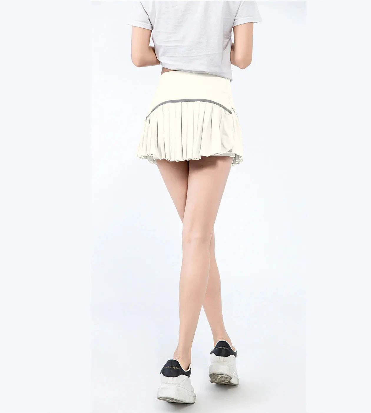 fashionable summer sports shorts women's pleated skirt anti GlowCart
