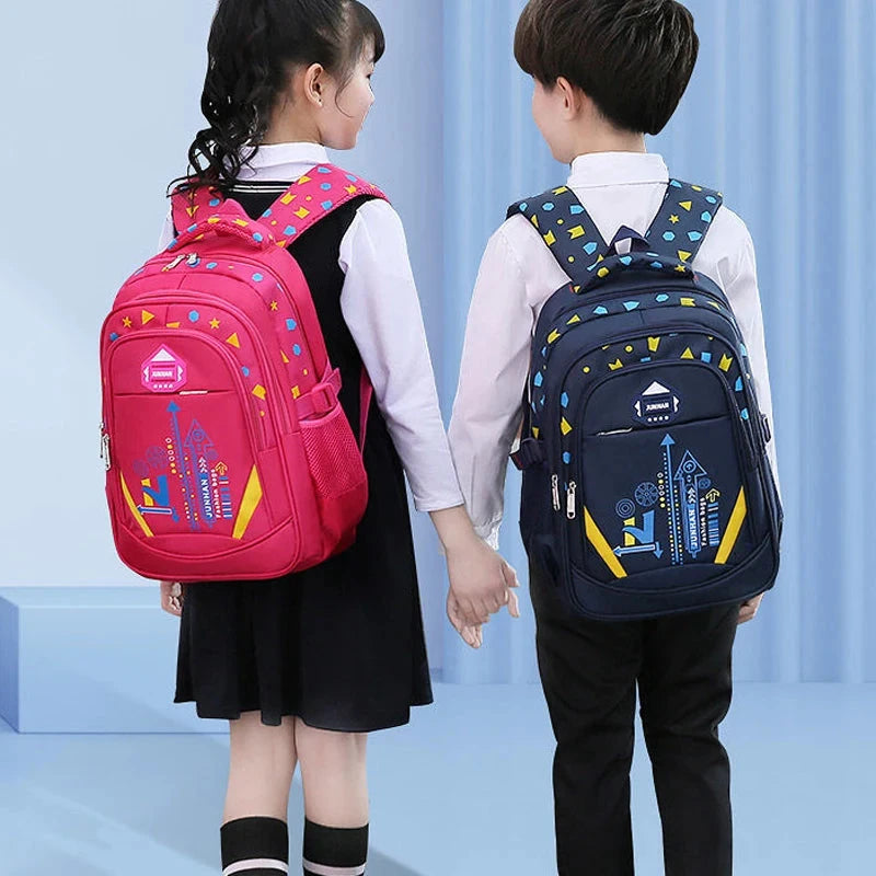Kid's Shoulder Bag Geometry Pattern Teen Children Backpack Fashion Schoolbag Boy Girl Backpack Book Bag Waterproof Mochila ﻿ GlowCart