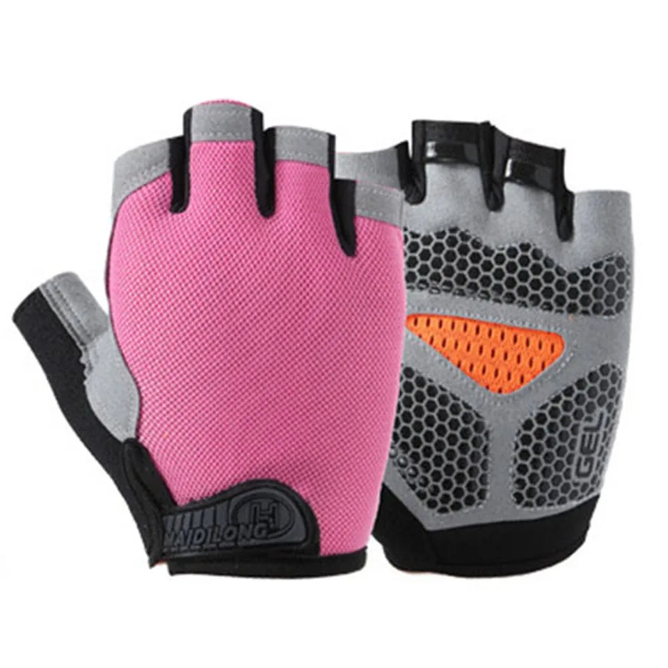 GTUBIKE Half Finger Gloves Anti-slip Shock Absorben Outdoor Sports Climbing Cycling Fitness Tool Upgraded Gloves For Men Women GlowCart
