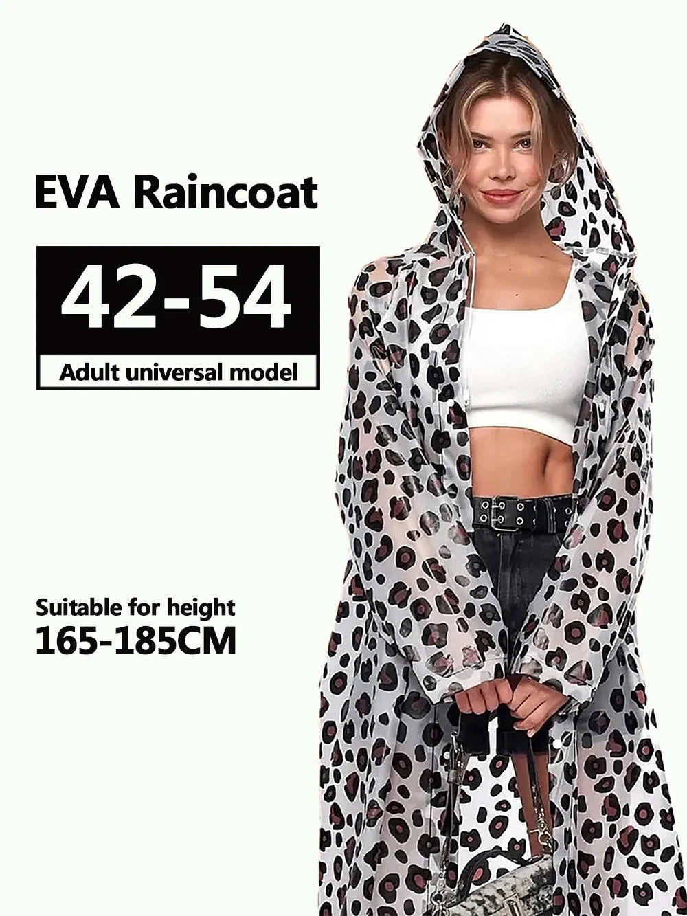 A variety of patterns of adult raincoats, sturdy and durable GlowCart