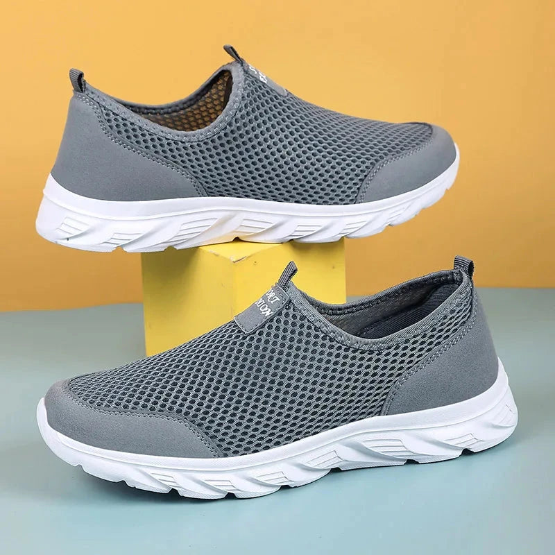 2023 Lightweight Men Casual Shoes Breathable Slip on Male GlowCart